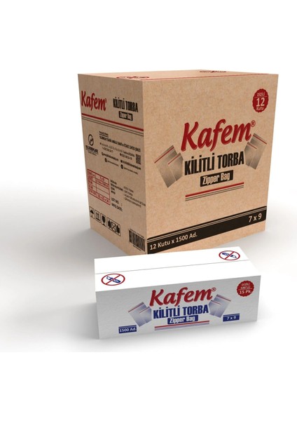 7 x 9 Cm Kilitli Poşet / Naylon Torba (18. 000 Adet) Koli