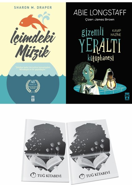 Içimdeki Müzik ve Gizem Li Yeraltı Kütüphanesi 4 Kayıp Hazine + Hediyeli