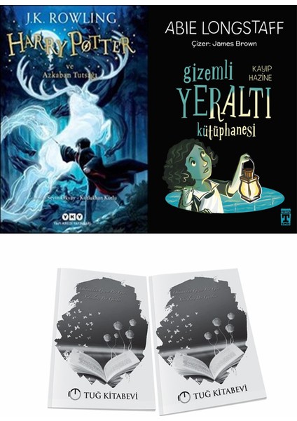 Harry Potter ve Azkaban Tutsağı ve Gizem Li Yeraltı Kütüphanesi 4 Kayıp Hazine + Hediyeli