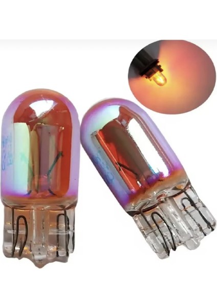 Diadem Dipsiz T10 Park Ampul Colormatik 2 Adet 12V 5W