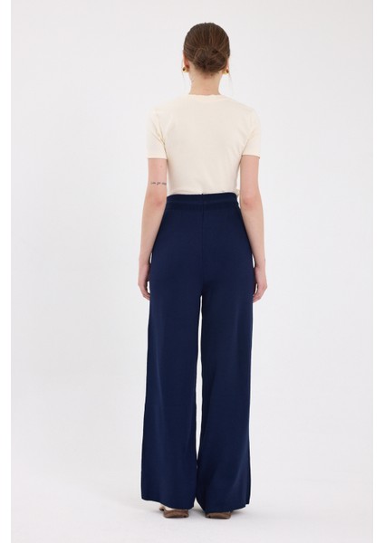 Laci Yüksek Bel Triko Palazzo Kadın Pantolon 2251 indirimleri