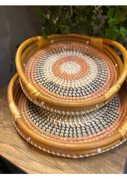 Tepsi Vitale 2'li Rattan Tepsi Seti AK.JJ0003 fiyatları