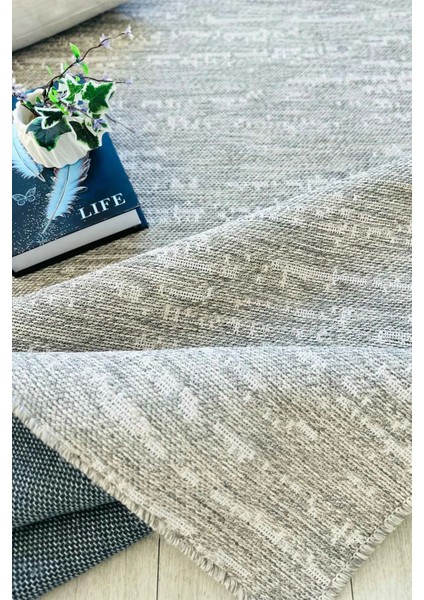 Nina Dokuma Yumuşak Sisal Gri Halı Kilim Salon Halısı Mutfak Halısı Yolluk modelleri