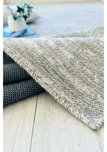 Nina Dokuma Yumuşak Sisal Gri Halı Kilim Salon Halısı Mutfak Halısı Yolluk fiyatları