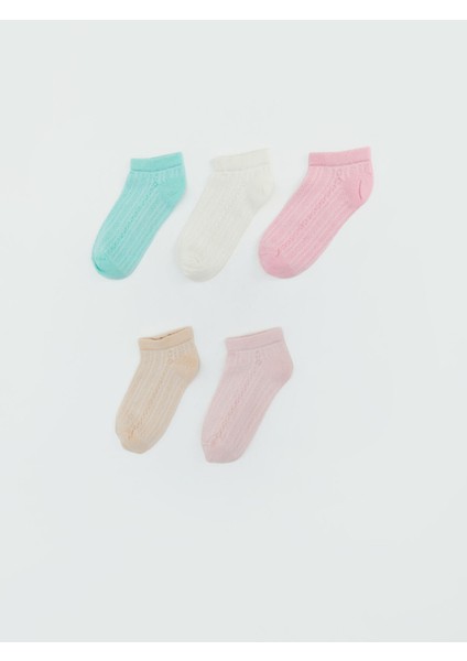 Yeni Sezon Basic Kız Bebek Patik Çorap 5'li