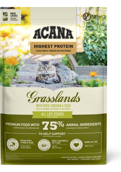 Grasslands Tahılsız Kedi Maması 4,5 Kg