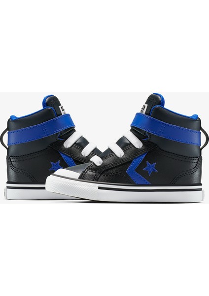 Pro Blaze Strap Leather Easy On Çocuk Siyah SNEAKER.001