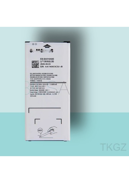 - Samsung Galaxy A5 - A510 Batarya Pil Orijinal Sıfır