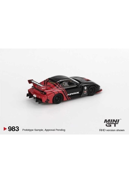 983 Mazda Rx-7 Lb-Super Silhouette Advan MGT00983-L 1/64 Model Araba fiyatları