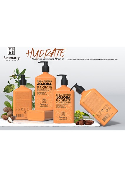 Jojoba& Shea Butter Kabarma Elektriklenme Önleyici Kuru Kıvırcık Hasarlı Saç Bakım Şampuanı 380 ml fiyatları