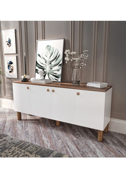 Işık Çok Amaçlı Bohem Konsol, Bohem Salon Mobilyası - Tamamı Mdf