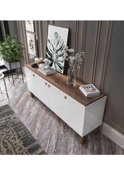 Işık Çok Amaçlı Bohem Konsol, Bohem Salon Mobilyası - Tamamı Mdf modelleri