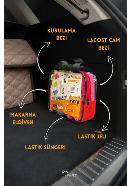 Oto Bakım Seti Parlak Dokunuş 5'li Set Her Şey Dahil fiyatları