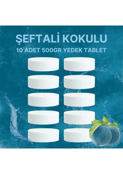 5 Adet 2X500 gr Nem Alıcı Rutubet ve Küf Önleyici Yedek Tablet Şeftali