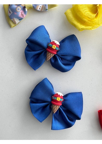 Fiyonklu Saç Tokası 7'li – Renkli Set, Günlük & Okul modelleri