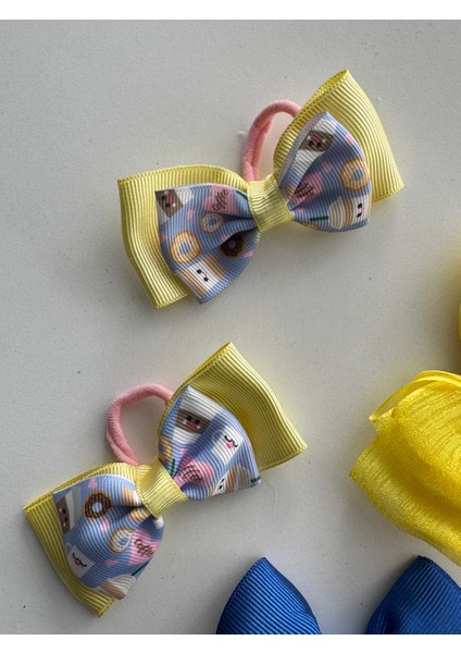 Fiyonklu Saç Tokası 7'li – Renkli Set, Günlük & Okul fırsatları