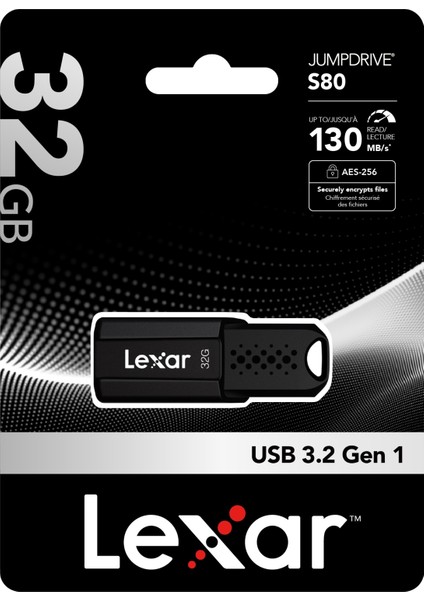 Jumpdrive S80 32GB USB 3.2 Gen 1 Flash Bellek LJDS080032G-BNBNG (5 Adet) fırsatları