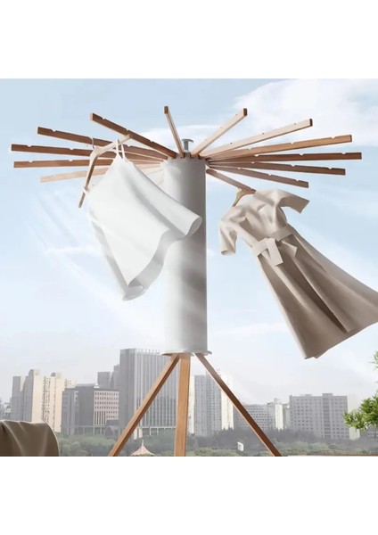 Katlanabilir Ahtapot Çamaşır Kurutma Askısı - Kule Çamaşır Askılığı Ahşap Askılık fiyatları