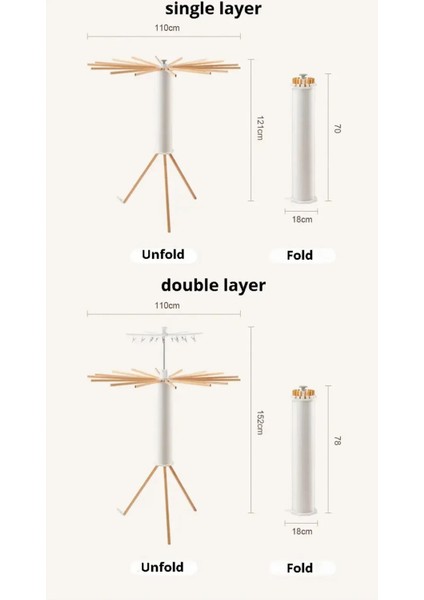 Katlanabilir Ahtapot Çamaşır Kurutma Askısı - Kule Çamaşır Askılığı Ahşap Askılık modelleri