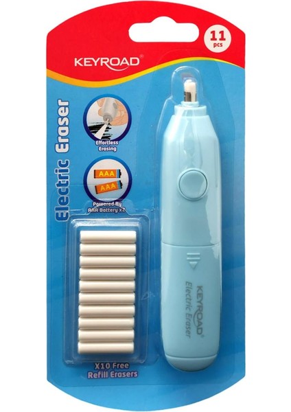 Elektrikli Silgi Seti (10 Adet Yedek Silgili) (KR972913)