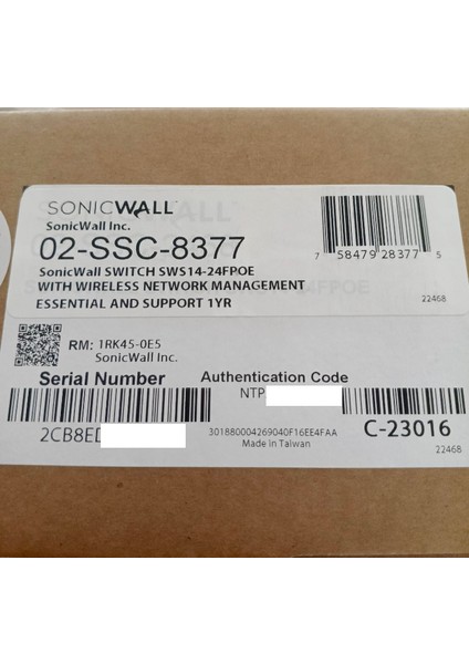 Sonıcwall Swıtch SWS14-24FPOE fiyatları