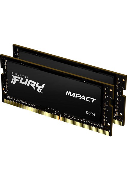 Kıngston 64GB Fury Impact Kıt (2X32GB) Ddr4 3200MHZ Sodımm