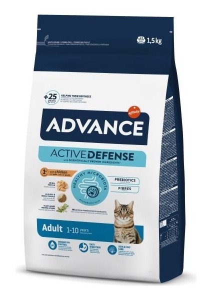 Cat Adult Tavuklu Pirinçli Yetişkin Kedi Maması 1,5 Kg fiyatları