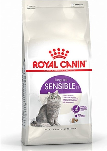 Sensible33 Sindirim Hassasiyeti Olan Kediler Için Yetişkin Kuru K