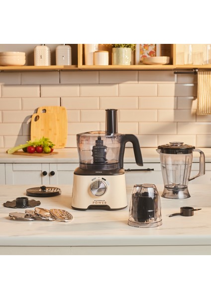 Mastermaid Power Multifunctional 10 in 1 Soft Cream Mutfak Robotu, Blender Seti 2000w