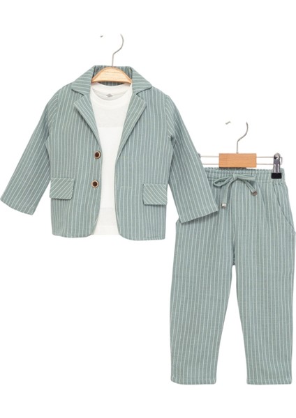 Tişörtlü Salaş Ceket Takım