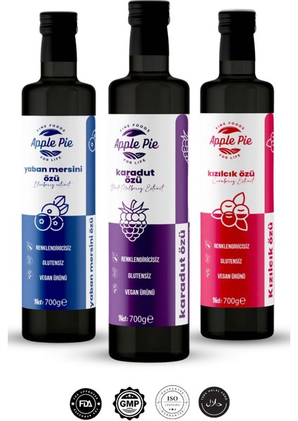 Yaban Mersini Özü + Karadut Özü + Kızılcık Özü