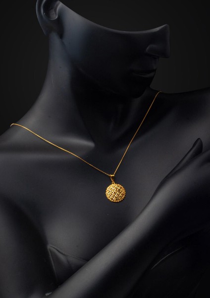 22 Ayar Altın Yaşam Çiçeği Kolye fırsatları