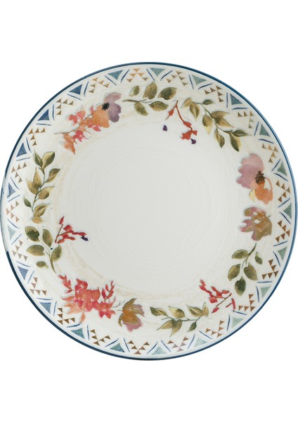 Spring Gourmet 17 cm 12 Adet Porselen Düz Tabak