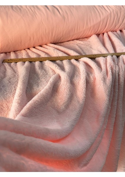 Pudra Tavşan Tüyü Kumaşı – Ultra Yumuşak