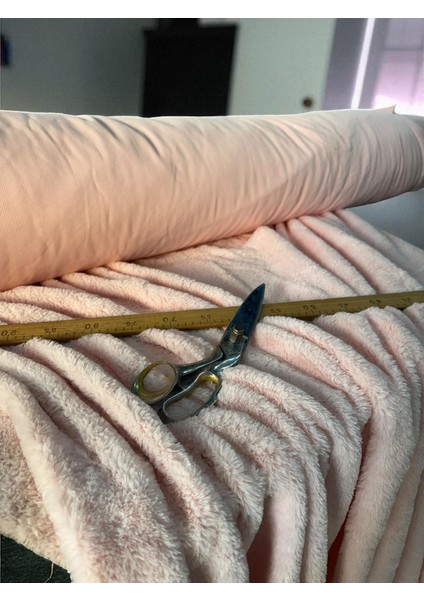 Pudra Tavşan Tüyü Kumaşı – Ultra Yumuşak fırsatları