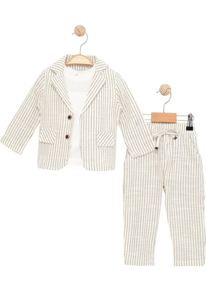 Tişörtlü Salaş Ceket Takım