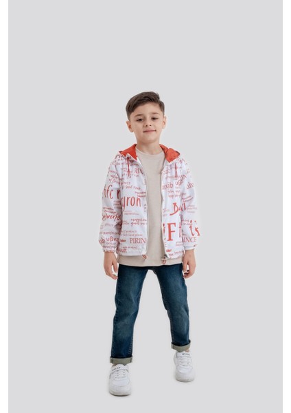 Yağmurluk, Tişört ve Pantolon Çocuk 3’lü Takım