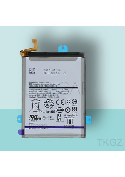 - Samsung Galaxy M51 - M515 Batarya Pil Orijinal Sıfır