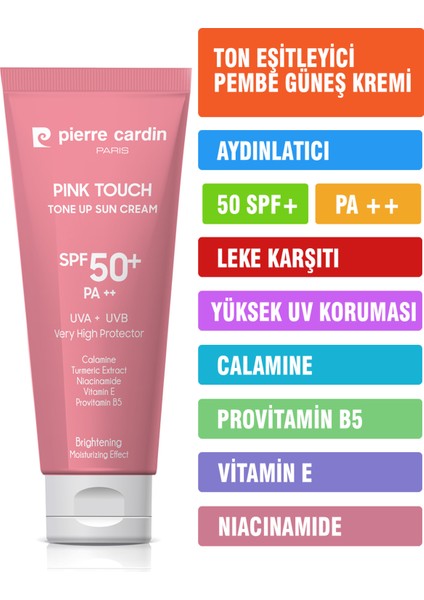 Ton Eşitleyici Yüz Güneş Kremi Pink Touch Tone-Up SPF50+/PA++ – 50 ml