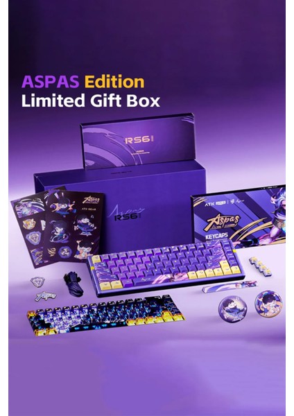 Atk Rs6 Ultra Aspas Edıtıon Alüminyum Hall Effect 8k Klavye Rapid Trigger indirimleri