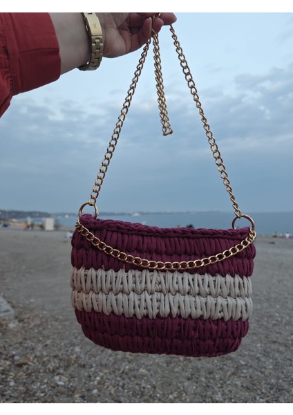 El Yapımı Örgü Çanta (Penye)