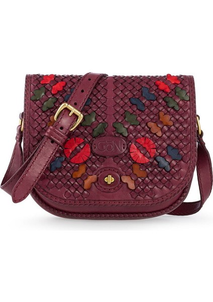 Kasis Mor-Çok Renkli Kadın Çapraz Askılı Çanta 146 Kasis