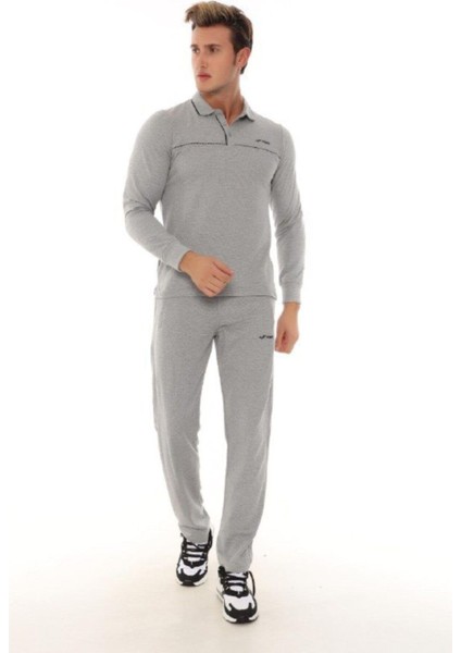Erkek Polo Yakalı Uzun Kollu T-Shırt Eşofman Takımı fiyatları