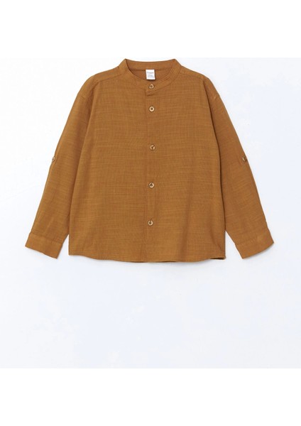 Lcw Kids Kahverengi Hakim Yaka Erkek Çocuk Gömlek ve Pantolon 2'li fırsatları