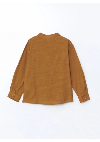 Lcw Kids Kahverengi Hakim Yaka Erkek Çocuk Gömlek ve Pantolon 2'li indirimleri