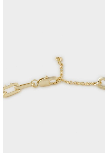 Reis x DeFacto 14 Ayar Altın Kaplama Glow Muse Kadın Gold Ataç Zincir Kolye F3955AXNS indirimleri