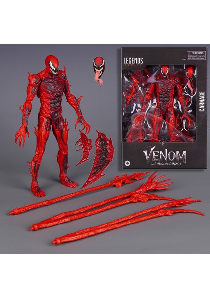 Inanılmaz Örümcek Adam Ölümcül Gardiyan Venom Carnage Heykelcik Bebek Süs Oyuncak (Yurt Dışından)