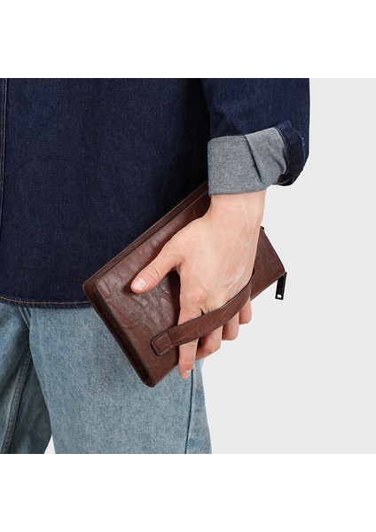 Yeni Moda Erkek Uzun Cüzdan Çoklu Kart Tutucu Erkek Debriyaj (Yurt Dışından) fiyatları