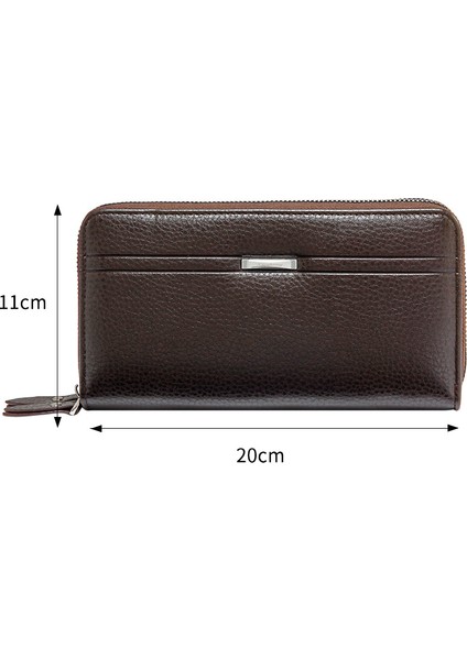 Erkek Iş Büyük Kapasiteli Clutch Cüzdan (Yurt Dışından)