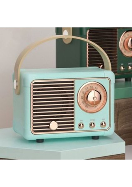 Bluetooth Speaker yeşil renk seçenekleri Boyut: 123x60x93mm mavi renk radyo özelliği yok